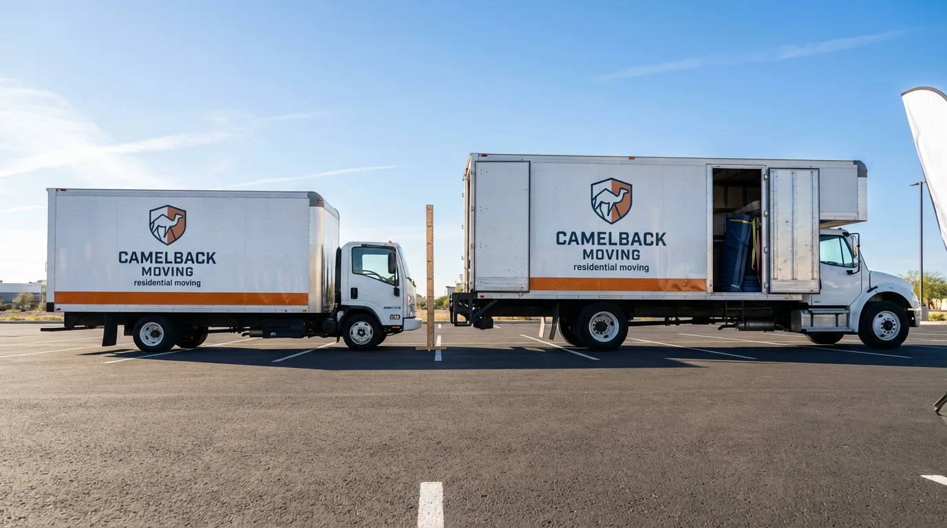 Moving truck size capacity guide in Medical Lake